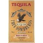 TRES SOMBREROS TEQUILA GOLD 700ML